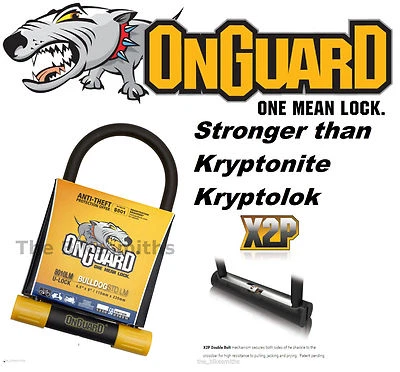 OnGuard Bulldog 8010LM Bicicleta Lean & Mean U-lock 9" x 4.5" compatível com Kryptonite STD - Imagem 1 de 4