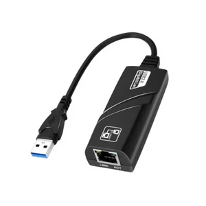 USB 3.0 to LAN ETHERNET Internet Cable Adapter 10/100/1000 Gigabit Connector - Picture 1 of 13