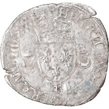 [#878633] Coin, France, Henri II, Douzain aux croissants, 1549, Rouen, VF, Bil, 