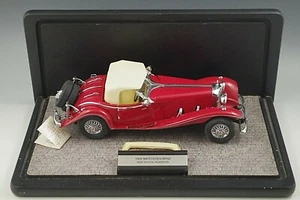 FRANKLIN MINT 1935 MERCEDES 500K ROADSTER 1/24 SCALE DIE CAST WITH DISPLAY BOX 2 - Picture 1 of 11