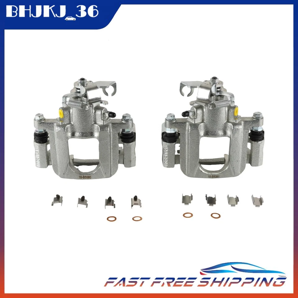 2Pcs Rear Left & Right Brake Calipers For Dodge Grand Caravan 2008-2011 3.6L Foto 1 de 4