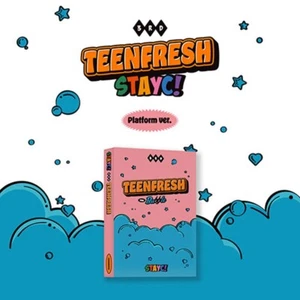 K-POP STAYC 3rd Mini Album [TEENFRESH] Platform Ver. Mini Card+3p P.Card+Sticker - Picture 1 of 8