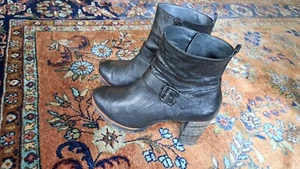 Paul Green Stiefelette, Ancle Boots, 5 1/2, 38,5 Rindleder, schwarz - Bild 1 von 12