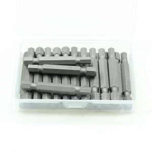 TMAX 25 pz 2" H-5 esagonale 5mm cacciavite inserto punte gambo esagonale con fessura di sicurezza - Foto 1 di 2