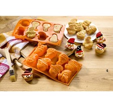 Silicone Motivo Formina Halloween Cucina Teglia Disegno Al Forma Muffin