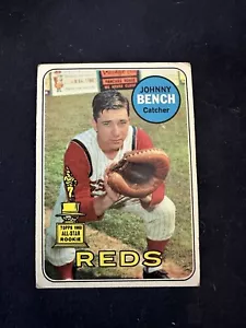1969 Topps - #95 Johnny Bench First Card With Bench Only - Picture 1 of 2