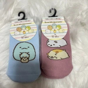 Sumikko Gurashi socks set of 2 pairs 15-20cm for kids with tags Japan - Picture 1 of 2