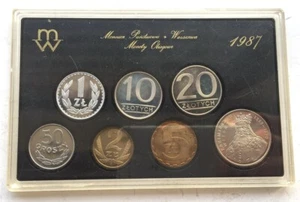 Poland 1987 Mint Proof Set of 7 Coins,Proof - Picture 1 of 2