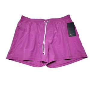 Lululemon Pool Short 5" Swim Trunks Water Repellent Zipper Pocket XXL Pink Mens - Picture 1 of 8