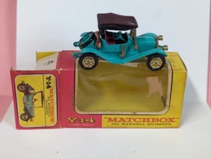 Vintage Matchbox Models of Yesteryear 1911 Maxwell Roadster Y-14 in Box - Picture 1 of 6