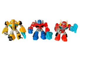 Transformers Rescue Bots Action Figures Heatwave Optimus Prime Bumblebee - Picture 1 of 8