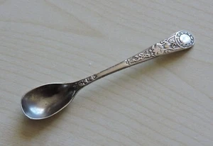 Vintage JB Mustard Spoon 3.5" 9cm Edwardian? Jonathon Bell? John Batt? Sheffield - Picture 1 of 7