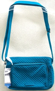 Vera Bradley Microfibra RFID Little Hipster en Bahama Bay. Nuevo con etiquetas - Imagen 1 de 3