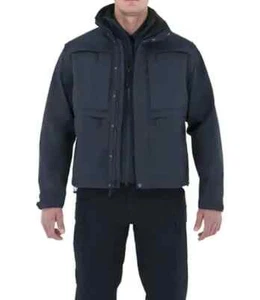 FIRST TACTICAL 118502 MEN 3XL TACTIX SYSTEM JACKET MIDNIGHT NAVY PATCH REMOVED - Picture 1 of 8