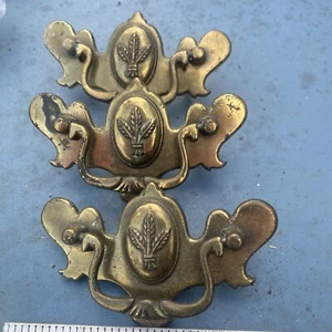 3 Messing Vintage Möbel Schubladengriffe 4,5"L - Bild 1 von 5