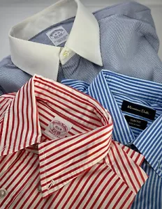 Brooks Dutti 15 16 slim regular mens' button down shirts - Picture 1 of 4