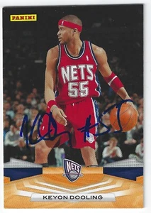 KEYON DOOLING NEW JERSEY NETS SIGNED CARD MAGIC CLIPPERS CELTICS GRIZZLIES HEAT - Picture 1 of 1