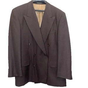 Blazer Abrigo Deportivo Vintage Bachrach Talla 40 Traje Chaqueta Años 90 Pura Lana Nueva - Imagen 1 de 12
