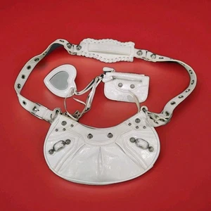Bolso de Hombro Balenciaga Le Cagole XS Blanco 3 Piezas  - Imagen 1 de 10
