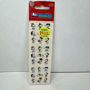 VTG Sandylion Charles Schulz Peanuts Stickers Two Sheets Sealed - Picture 1 of 2