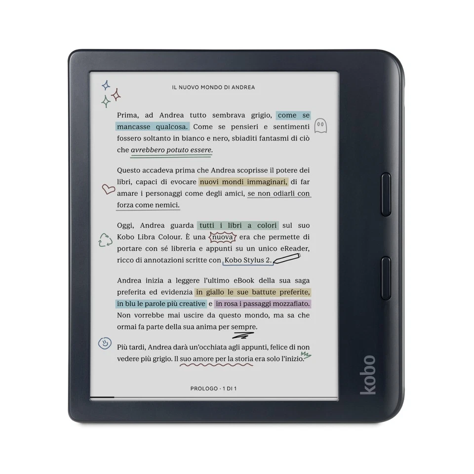 Kobo Libra Colour 32 GB - SENZA SCATOLA SOLO KOBO - PENNA NON INCLUSA