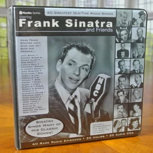 Frank Sinatra and Friends OTR 60 Old Time Radio Shows 30 Audio CDs 30 Hours - Foto 1 di 1
