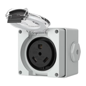 30Amp Wohnmobil Steckdosenbox, Nema TT-30R Buchse 125Volt, Outdoor Staubdicht und W - Bild 1 von 12
