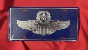 U.S. Air Force Command Pilot LICENSE PLATE -USA - Sealed New - Picture 1 of 2