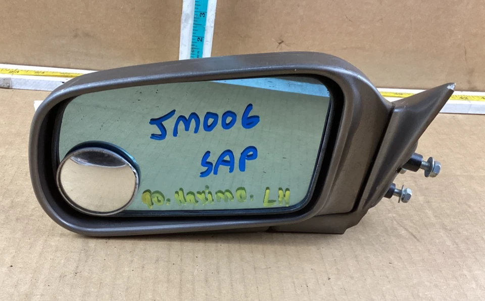 Espejo retrovisor lateral izquierdo Nissan Máxima 1989-1990 eléctrico E130187357 OEM Foto 1 de 4