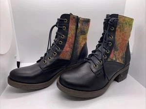 SPRING STEP L'Artiste Womens 'Marty' Black Leather Boots Size EU 38/ U.S. 7.5 - Picture 1 of 10