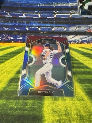 2021 Panini Select Dustin May Concourse #25 Tri-Color Prizm Dodgers - Image 1 of 2