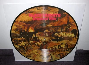 BLACK SABBATH Greatest Hits LP 1980s Issue UK Zeema OZZY OSBOURNE PICTURE DISC!! - Picture 1 of 2