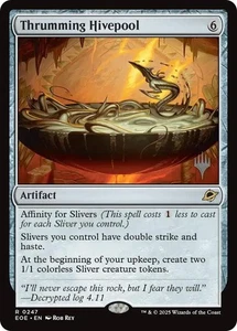 MTG Edge of Eternities - Thrumming Hivepool - Rare - 0247 NM Promo Stamped - Bild 1 von 1