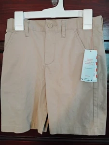 School Uniform Shorts Stretch Cat And Jack Brand Khaki Size 10 - Picture 1 of 4