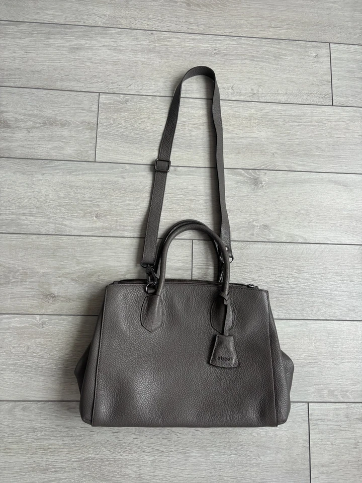Para mujer Abro Leather Adria Businessshopper ocupado L gris zinc Foto 1 de 4