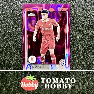 TOPPS CHROME UEFA 2024-25 LUIS DIAZ /75 MAGENTA LAVA REFRACTOR LIVERPOOL - Picture 1 of 2