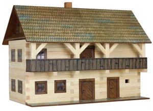 Modellbau-Set "Vogtei" W05 - Walachia Holzbausatz Holzbausteine Modell Holz Haus - Bild 1 von 2