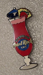 ACAPULCO MÉXICO FRESA DAIQUIRI BEBIDA VASO HURACÁN Hard Rock Café PIN LE - Imagen 1 de 1
