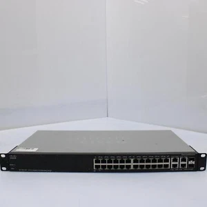 CISCO SRW2024P-K9 V02 28-portowy gigabitowy przełącznik sieciowy PoE - Zdjęcie 1 z 2