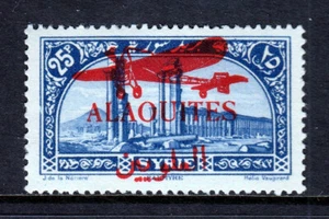 ALAOUITES — SCOTT C19 — 1929 25p PLANO SOBREIMPRESIÓN CORREO AÉREO — MH — SCV $52 - Imagen 1 de 2