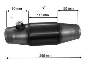 200 Zeller Sportkat Katalysator EURO 3/4 bis 4000cm³ kompatibel mit GOLF 5r 32 - Bild 1 von 5