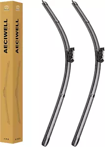 Factory Windshield Wiper Blade Wiper Set - 24"+19" (Top Lock 16mm,Set of 2) Fits - Picture 1 of 8