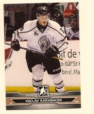 VACLAV KARABACEK 2014 LEAF IN THE GAME ITG DRAFT PROSPECTS BASE PARALLEL /25
