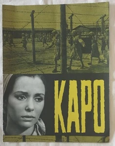 RARE ADVERTISING BROCHURE - KAPO, HOLOCAUST MOVIE, CONCENTRATION CAMP. - Picture 1 of 5