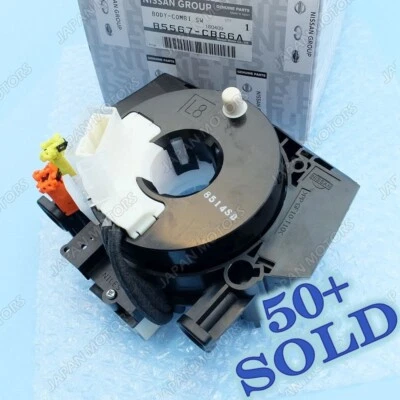 OEM Nissan Clock Spring Airbag Spiral Cable B5567CB66A Nissan Versa Murano Rogue Foto 1 de 4