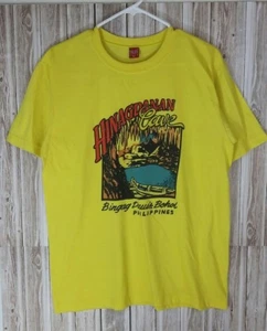 Yalex Gold Men's Hinagdanan Cave T- Shirt (XL, Yellow) - Picture 1 of 3