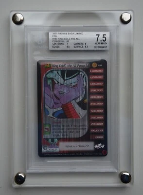 Dragonball Z Score King Cold the All Powerful LV4 Limited Ultra R. 2001 BGS 7.5 - Image 1 of 2