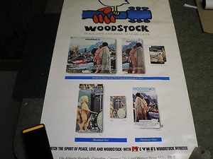 Woodstock 20 Years Later Promo 20 x 35 Poster 1989 Vg - Picture 1 of 2