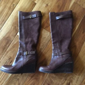 Air for Cole Haan Damenstiefel Leder Keilabsatz Größe 8,5 - Bild 1 von 8