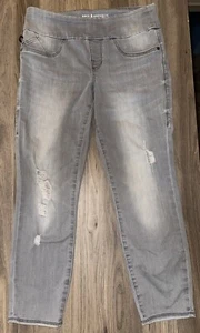 Rock & Republic-RX schlankmachende Skinny Stretch grau Denim Legging/Jeans Damengröße 8 - Bild 1 von 9